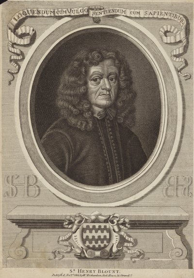 Portrait de Sir Henry Blount - English School