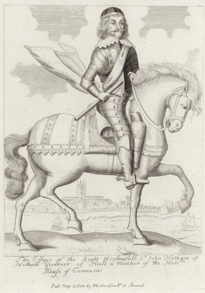 Portrait de Sir John Hotham le jeune - English School