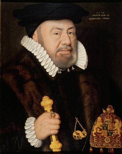 Portrait de Sir Nicholas Bacon (1509-79) 1579 - English School