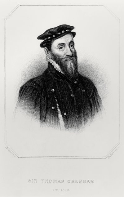 Portrait de Sir Thomas Gresham (1519-79) de 