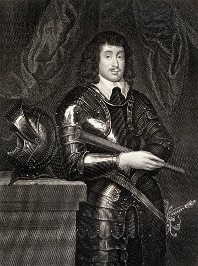 Portrait de Spencer Compton (1601-43) 2e Comte de Northampton, des Portraits britanniques de Lodge, 1823 - English School