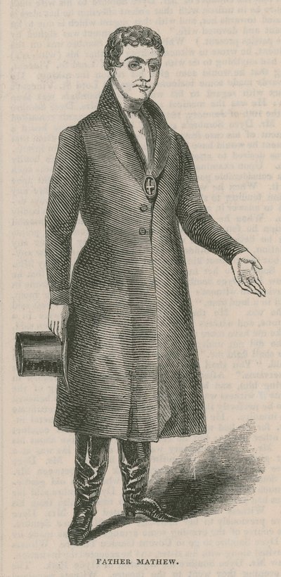 Portrait de Theobald Mathew - English School