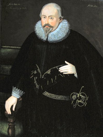 Portrait de Thomas Morgan de Machen (né en 1568) vers 1620 - English School