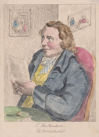 Portrait de Thomas Rowlandson - English School
