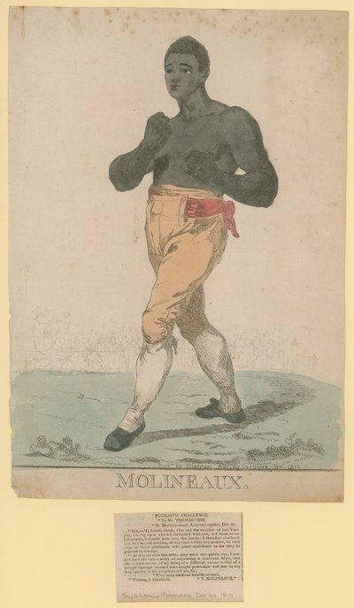Portrait de Tom Molineaux - English School