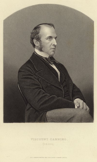 Portrait du vicomte Canning - English School
