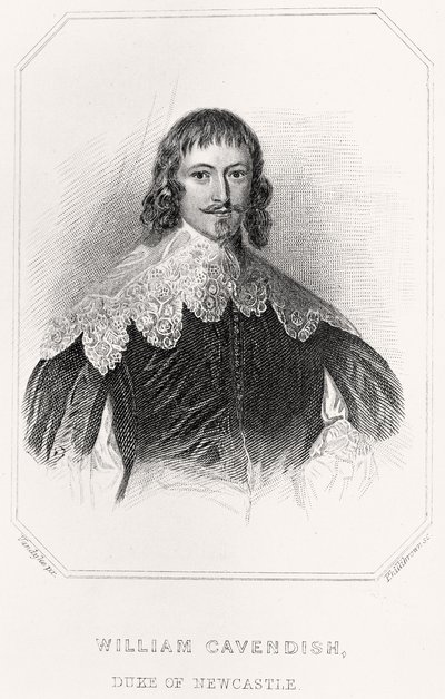 Portrait de William Cavendish, duc de Newcastle, 1835 - English School