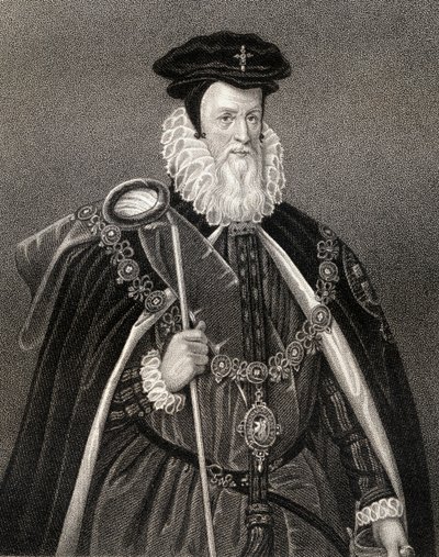 Portrait de William Cecil (1520-98) Lord Burghley, de 