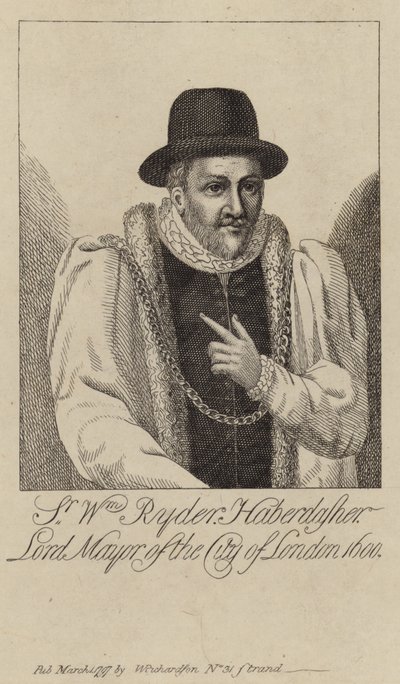 Portrait de William Ryder - English School