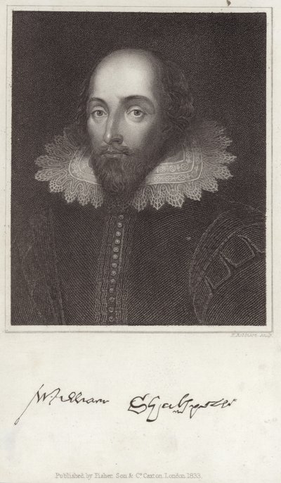 Portrait de William Shakespeare - English School