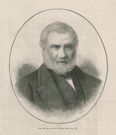 Portrait du défunt Sir Antonio Panizzi - English School