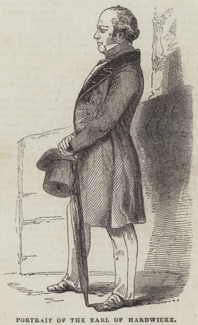 Portrait du comte de Hardwicke - English School