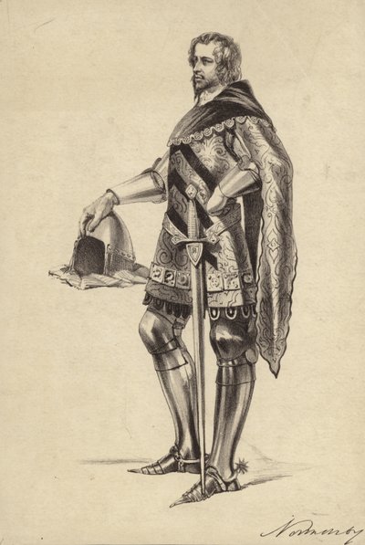 Portrait du marquis de Normanby - English School