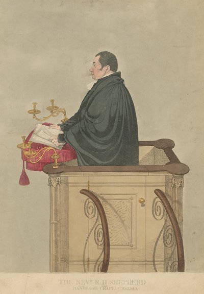 Portrait du révérend Richard Herne Shepherd - English School