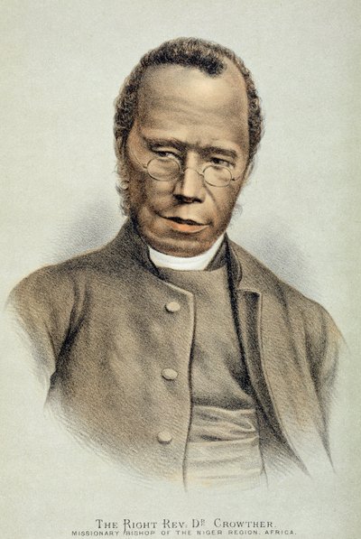 Portrait du Très Révérend Dr. Samuel Adjai Crowther - English School