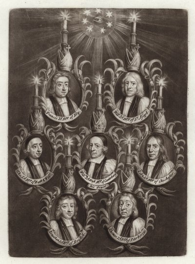 Portrait des sept évêques - English School