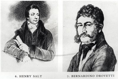 Portraits de Henry Salt (1780-1827) et Bernardino Drovetti (1776-1852) - English School