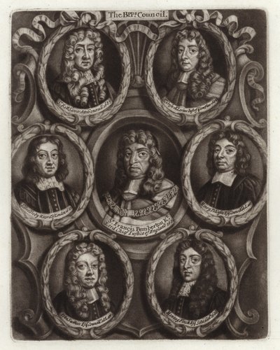 Portraits des avocats des évêques - English School
