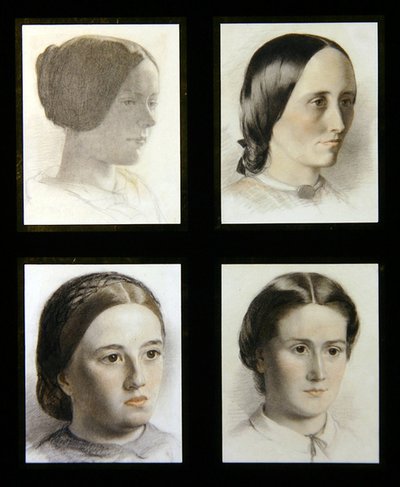 Portraits de jeunes filles, c.1830 - English School