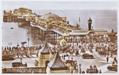 Carte postale représentant le Palace Pier à Brighton (d