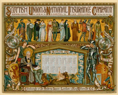 Affiche pour Scottish Union & National Insurance Company - English School