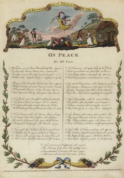 Préliminaires de paix entre la Grande-Bretagne et la République française - English School