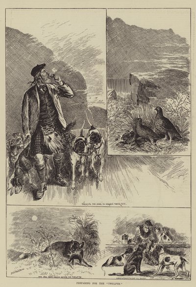 Préparation pour le "Douzième" - English School
