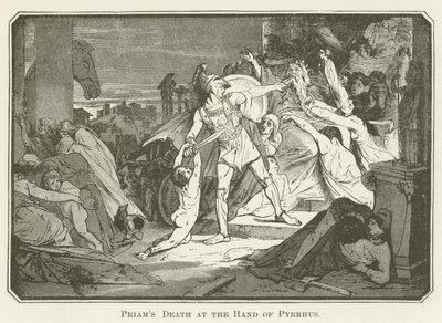 La Mort de Priam par Pyrrhus - English School