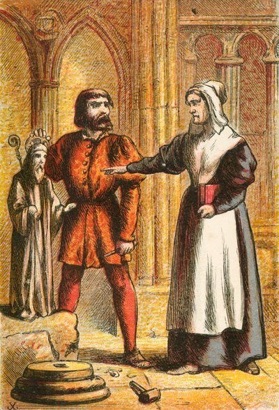 La femme du prêtre et le tailleur de pierre - English School