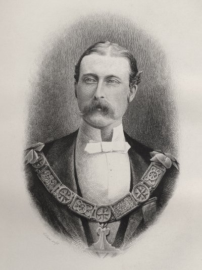 Prince Arthur William Patrick, duc de Connaught et Strathearn, gravé par C. Laurie, de 