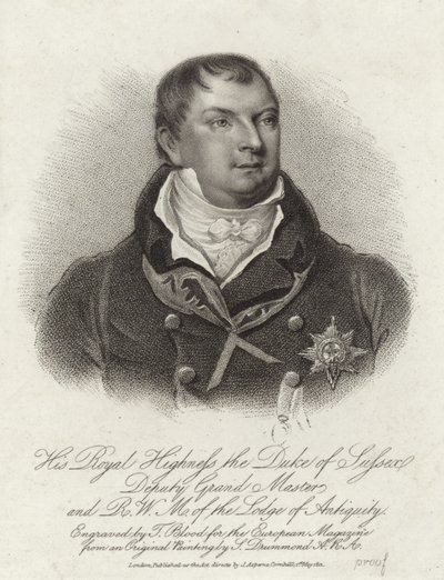 Prince Augustus Frederick, duc de Sussex - English School