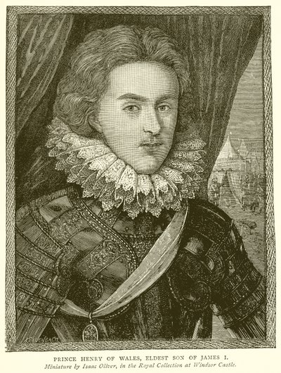 Prince Henri de Galles, fils aîné de Jacques Ier - English School
