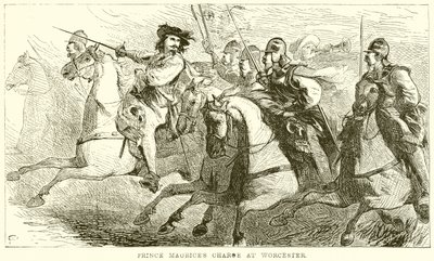 La Charge du Prince Maurice à Worcester - English School