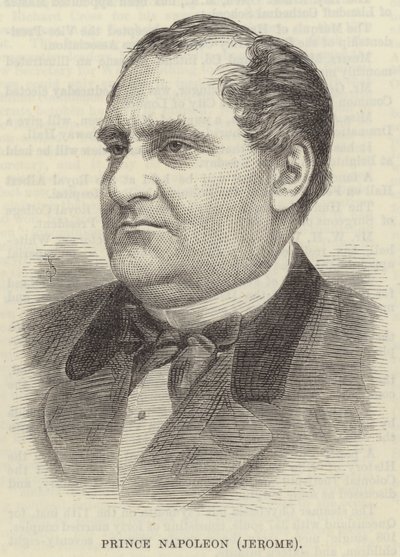 Prince Napoléon (Jérôme) (gravure) - English School