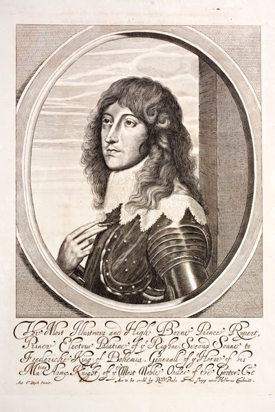 Prince Rupert du Rhin, soldat allemand qui a combattu du côté royaliste pendant la guerre civile anglaise - English School