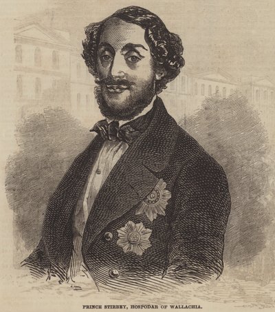 Prince Stirbey, Hospodar de Valachie - English School