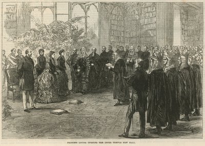 La Princesse Louisa ouvrant la nouvelle salle de l