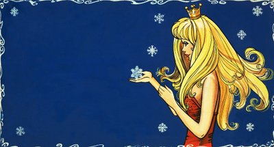 Princesse attrapant un flocon de neige - English School