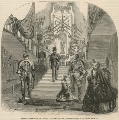 Escalier principal de la Royal United Service Institution - English School