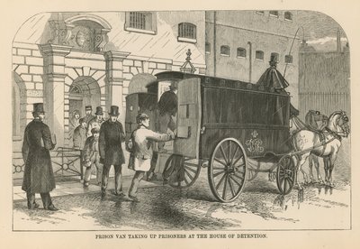 Fourgon pénitentiaire prenant des prisonniers - English School