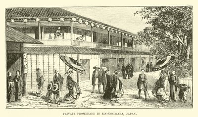 Promenade privée à Sin-Yosiwara, Japon - English School