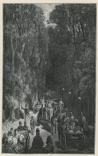 Procession à Holland House, Middlesex - English School