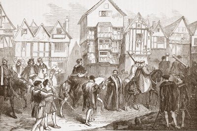 Procession de Wolsey à Westminster Hall, illustration de L