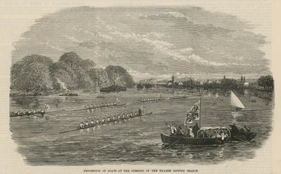 Procession de bateaux à l