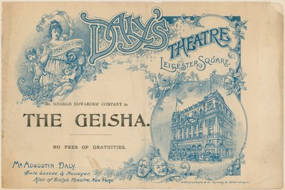 Couverture de programme pour The Geisha - English School