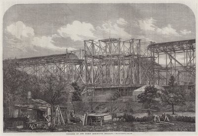Progrès du bâtiment de la Grande Exposition - English School