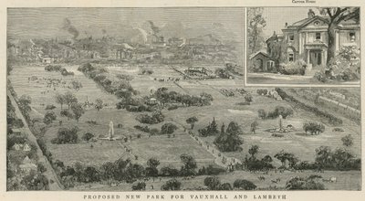 Nouveau parc proposé pour Vauxhall et Lambeth - English School