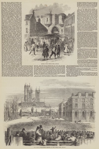 Réunion protectionniste à Lincoln - English School