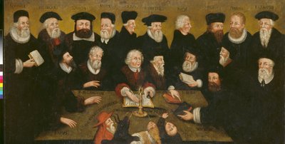 Réformateurs protestants, vers 1654 - English School