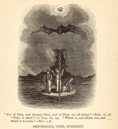 Providence, temps, éternité (gravure) - English School